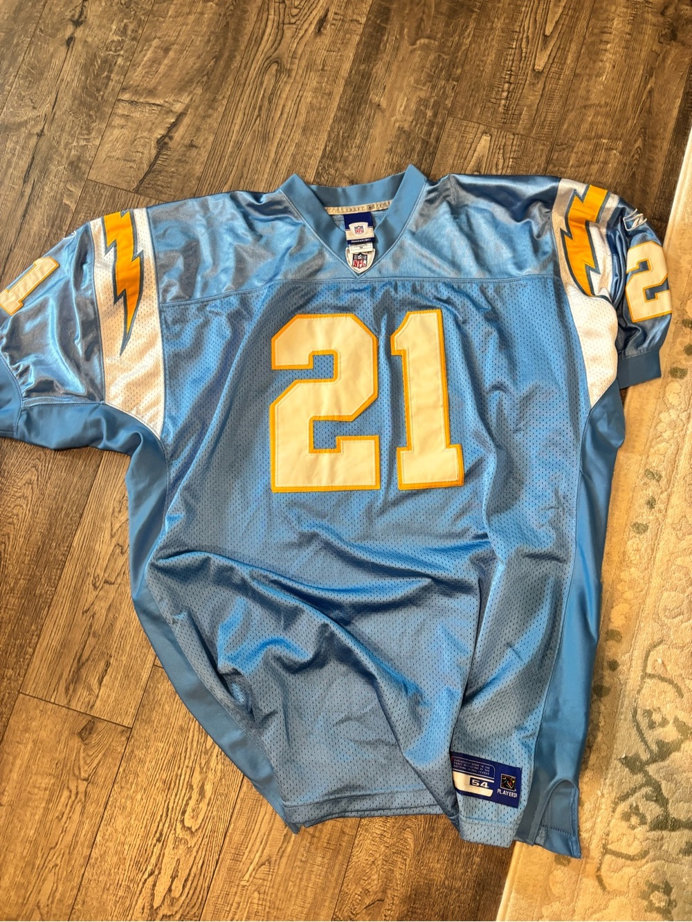 Authentic LT Tomlinson San Diego chargers jersey